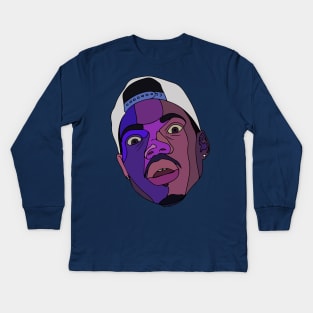 Chance The Rapper Mid-Poly Kids Long Sleeve T-Shirt